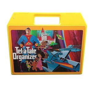 Vintage 1980s Tell-A-Tale Organizer with Story Books & Matching Cassette Tapes I